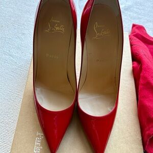 Christian Louboutin Red Patent Leather Heels